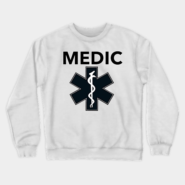 Medic Star of Life Crewneck Sweatshirt by Medic Zone